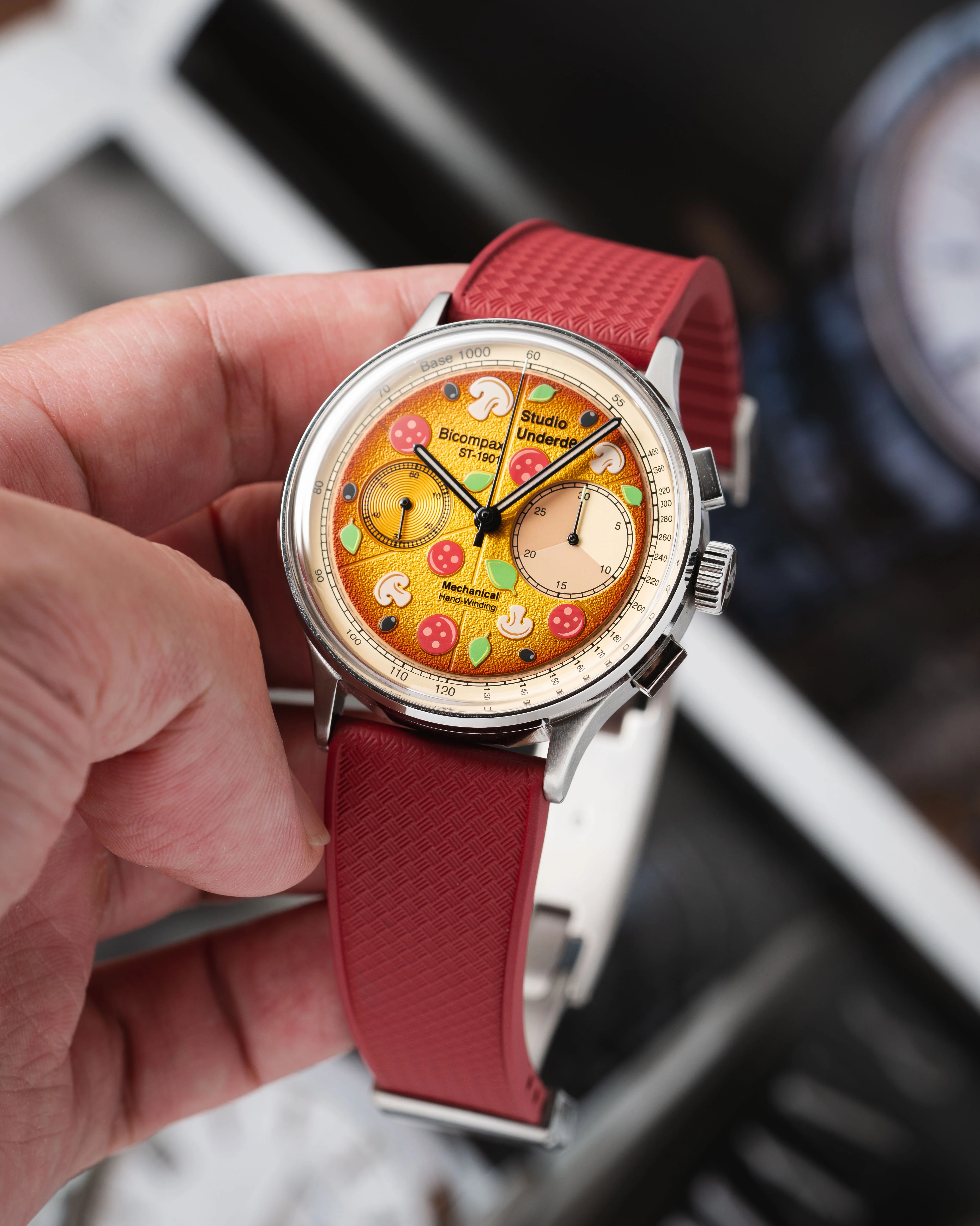 Red Tropical CTS Rubber Strap - Image 8
