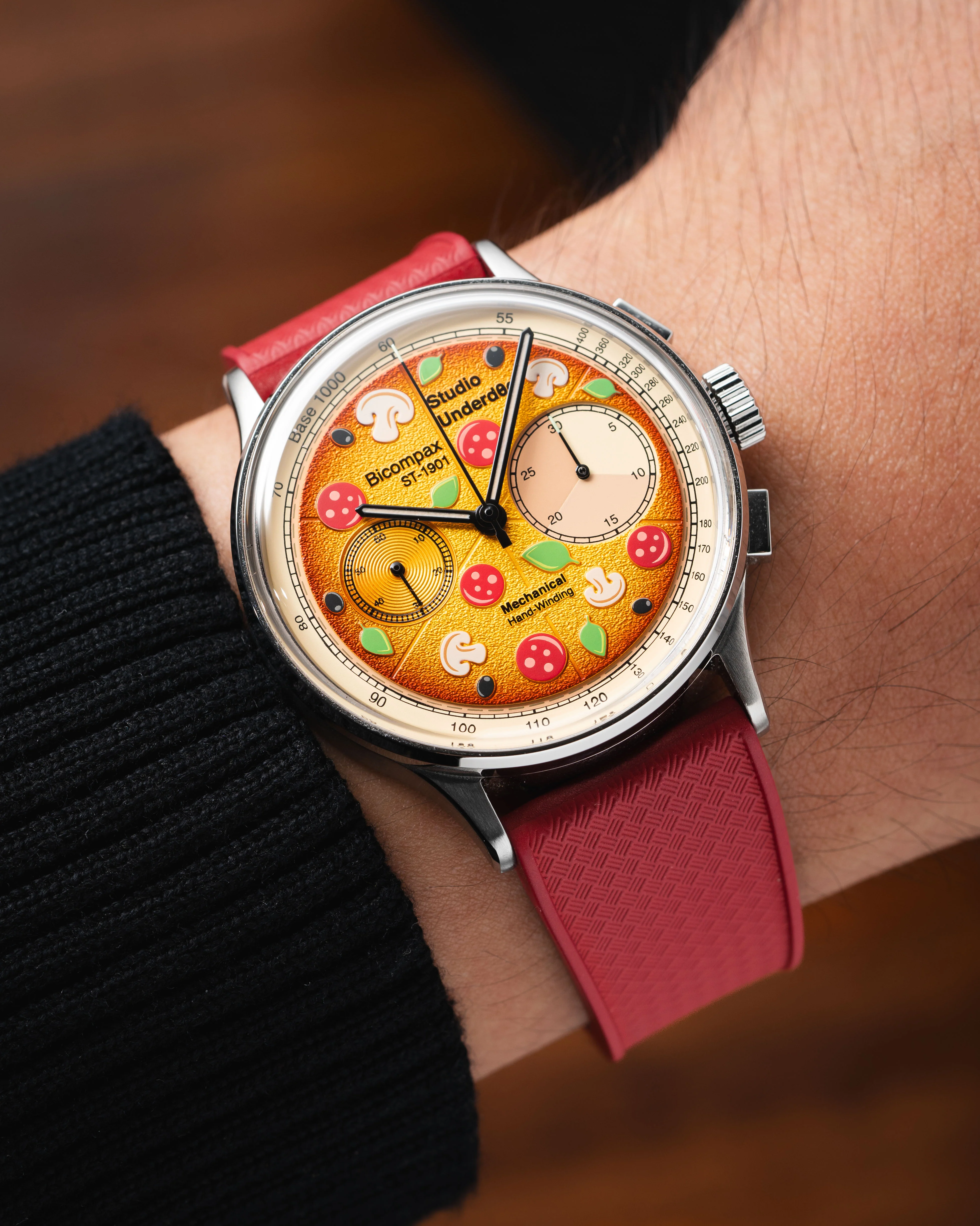 Red Tropical CTS Rubber Strap - Image 9