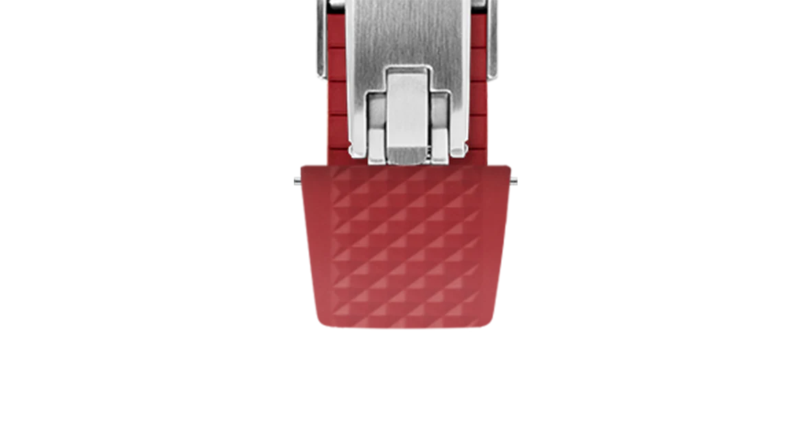 Red Waffle CTS Rubber Strap - Image 7