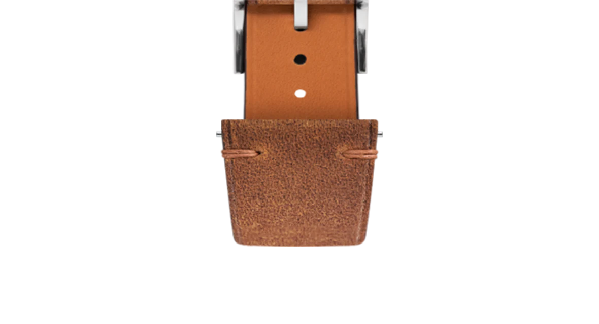 Rust Crazy Horse Side-Stitch Strap - Image 5