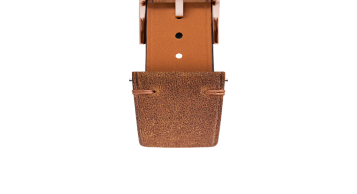 Rust Crazy Horse Side-Stitch Strap - Image 7