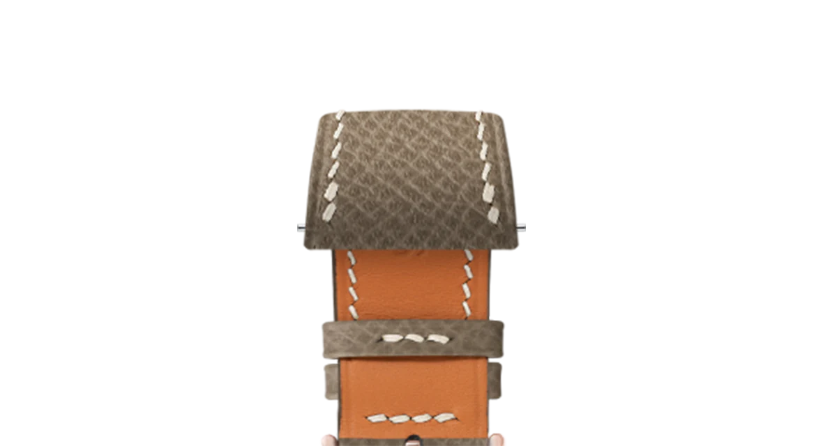 Taupe Epsom Strap for Cartier Tank - Image 6