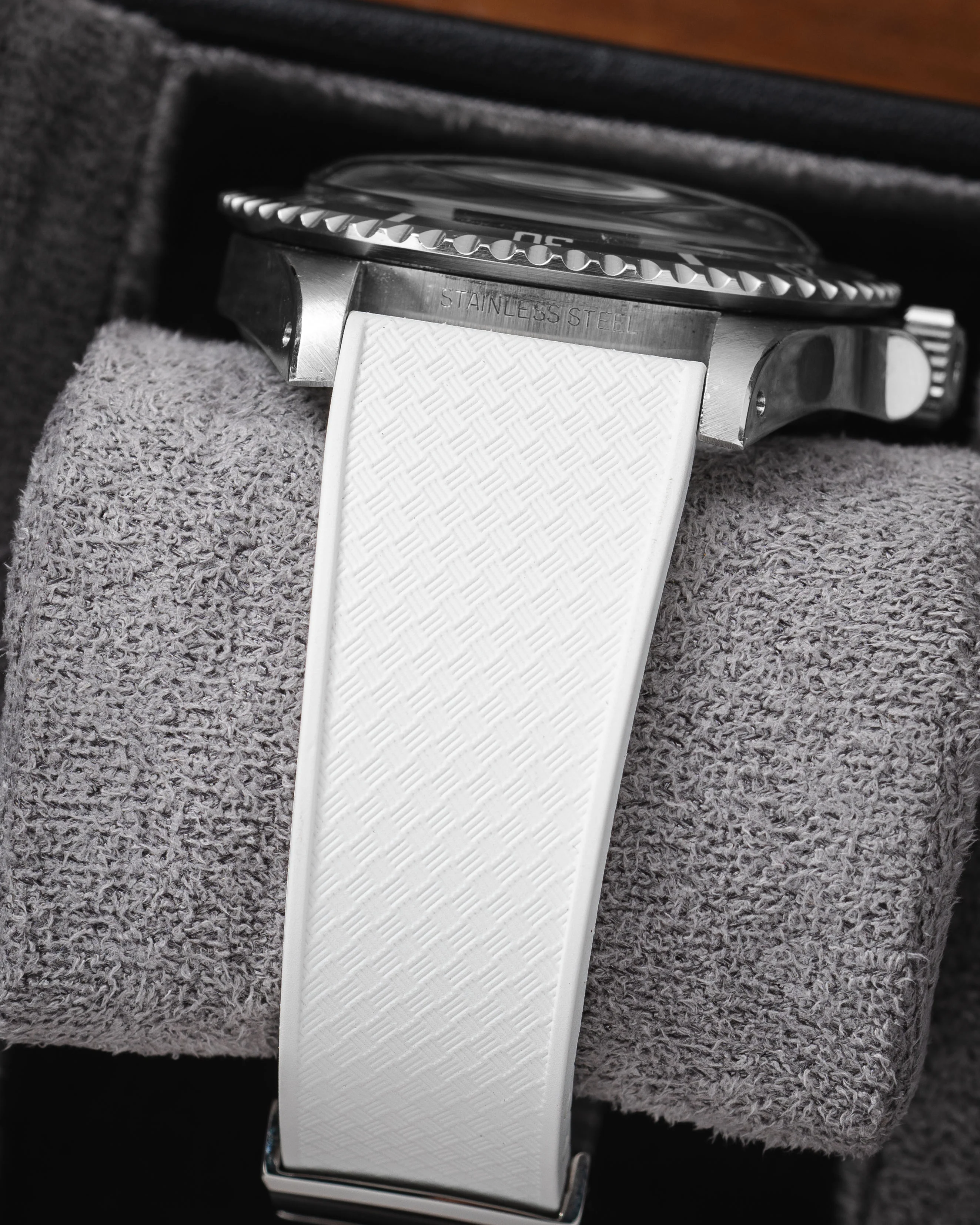 White Tropical CTS Rubber Strap - Image 6