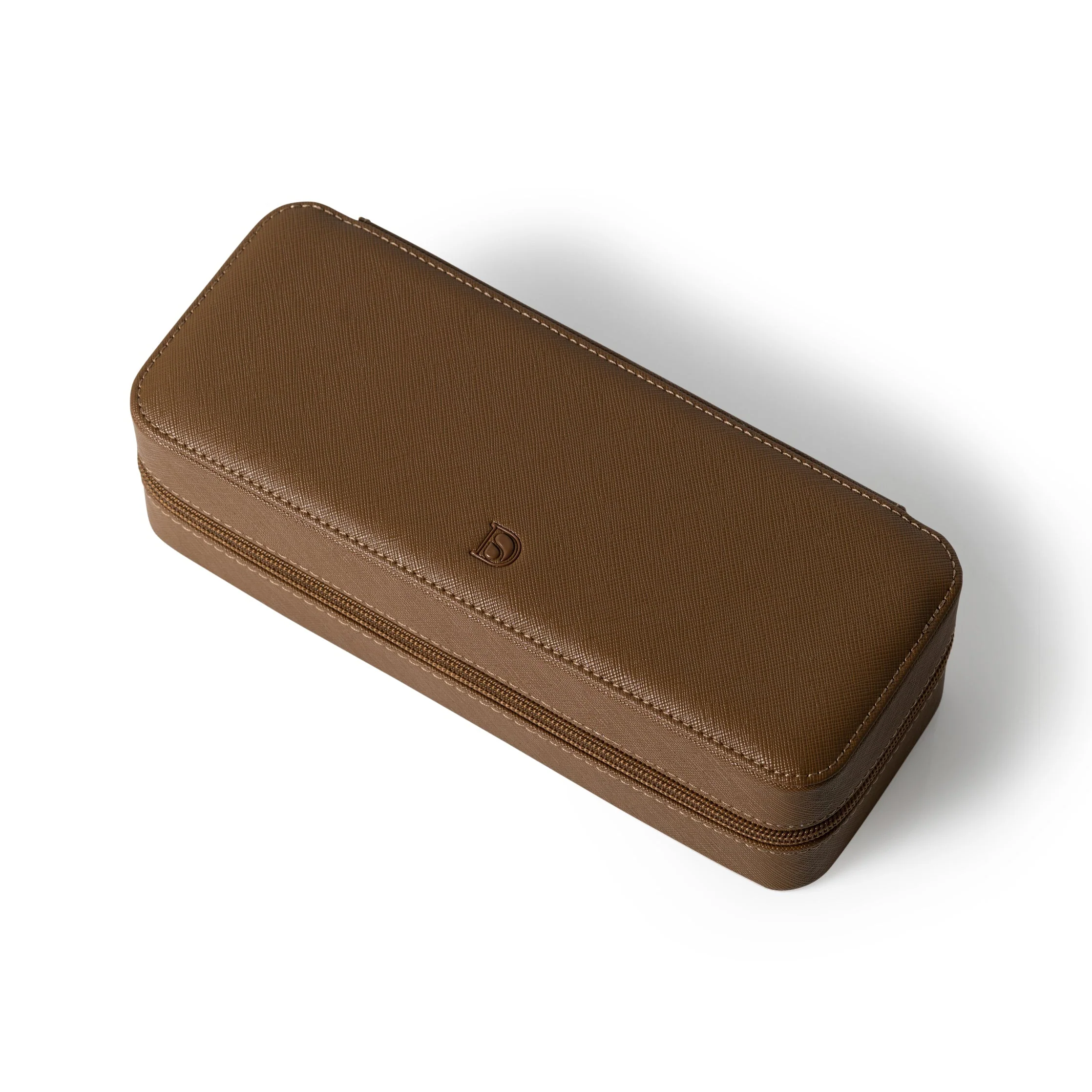 Zip Box (Four) - Brown/Light Brown